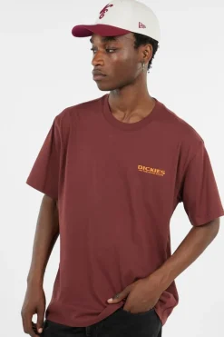 BURNS TEE SS - T-shirt | Rouge