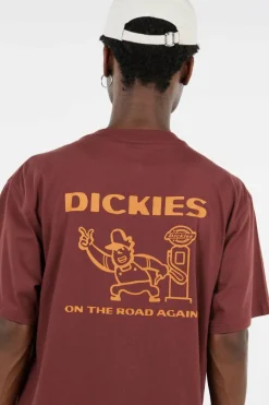 BURNS TEE SS - T-shirt | Rouge