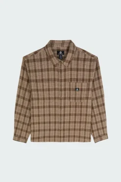 BUTTON DOWN WARM SHIRT - Chemise | Beige