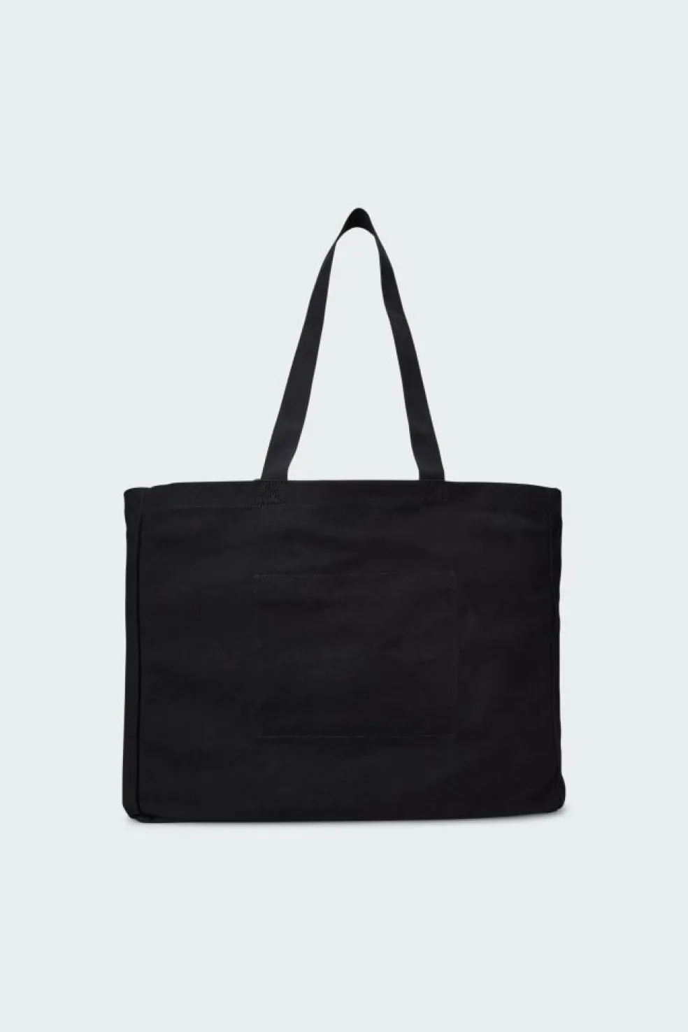 Cabas brodé en toile - Sac cabas | Noir