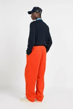 Cable-Knit Cotton Sweater - Pull | Bleu