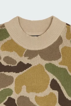 Cammile Camo Pullover - Pull | Vert