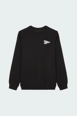 CAMP FLAG CREW Black - Sweatshirt | Noir