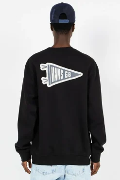 CAMP FLAG CREW Black - Sweatshirt | Noir
