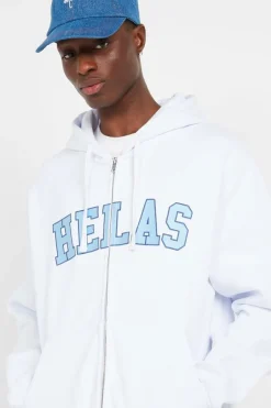 CAMPUS - Hoodie zippé | Blanc