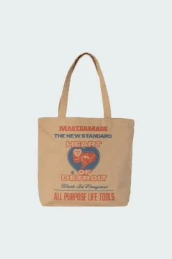 Canvas Graphic - Sac shopping | Beige