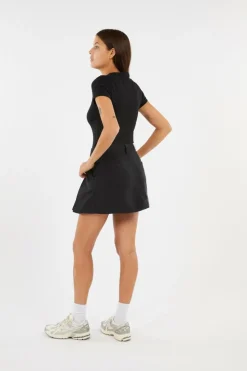 CANVAS MINI PLEA - Jupe | Noir