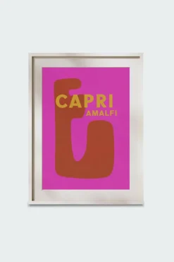 CAPRI VACAY A4 WALL PRINT - Plaque de bureau | Multicolore