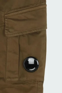 CARGO PANT IN STRETCH SATIN - Cargo | Vert