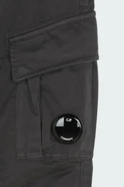 CARGO PANT IN STRETCH SATIN - Cargo | Kaki