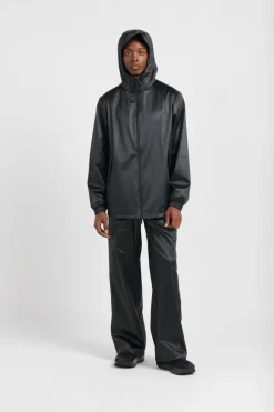 CARGO RAIN PANTS WIDE W3 - Pantalon cargo | Noir