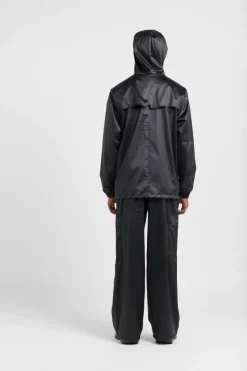 CARGO RAIN PANTS WIDE W3 - Pantalon cargo | Noir