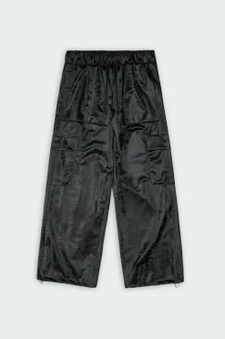 CARGO RAIN PANTS WIDE W3 - Pantalon cargo | Noir
