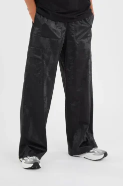 CARGO RAIN PANTS WIDE W3 - Pantalon cargo | Noir