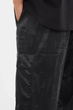 CARGO RAIN PANTS WIDE W3 - Pantalon cargo | Noir