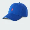 Casquette avec logo brodé en coton | Bleu