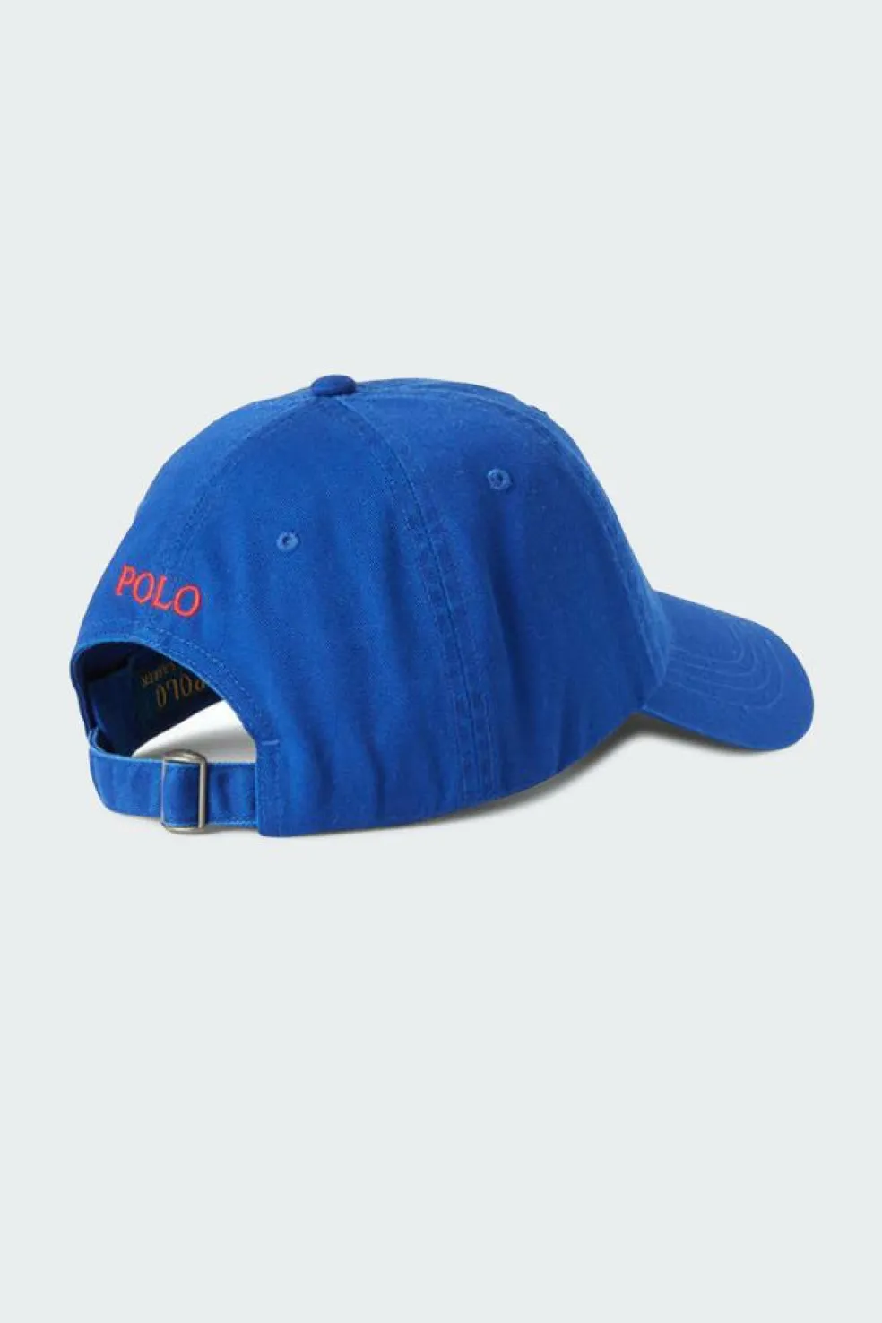 Casquette avec logo brodé en coton | Bleu