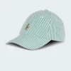 Casquette de baseball en seersucker - Casquette | Vert