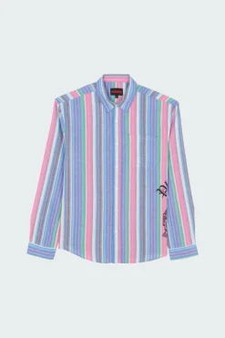 CHAPEL LONG SLEEVE BUTTON UP - Chemise | Bleu