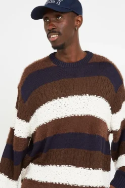 CHARLES CREWNECK - Pull | Marron