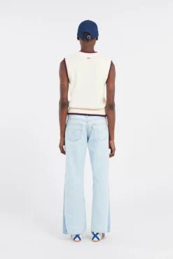 CHARLIE VNECK VEST - Pull | Multicolore