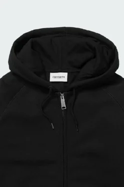 CHASE - Sweat zippé | Noir
