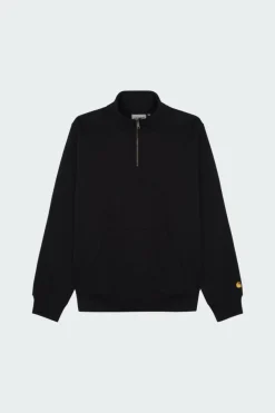 Chase Neck Zip - Sweatshirt | Noir