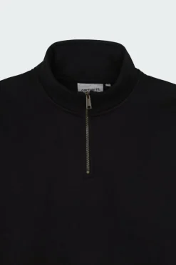 Chase Neck Zip - Sweatshirt | Noir