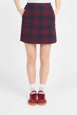 CHECK MINI - Jupe | Rouge