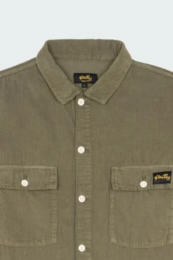 CHEM AW2311114 CPO OLIVE CORD - Chemise | Vert