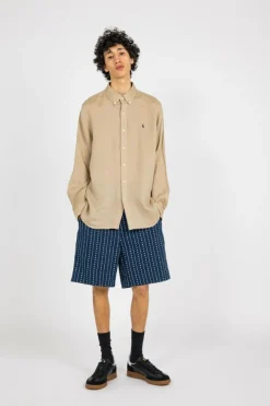 Chemise Custom Fit en lin - Chemise | Beige