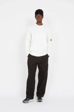 CHENILLE COTTON LENS KNIT - Pull | Blanc