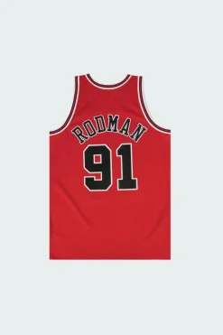 CHICAGO BULLS - DENIS RODMAN - Maillot | Rouge