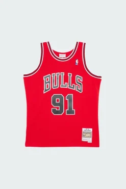 CHICAGO BULLS - DENIS RODMAN - Maillot | Rouge