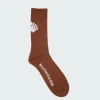 CHO7 2302106008 LOGO SOCKS BROWN - Chaussettes | Marron