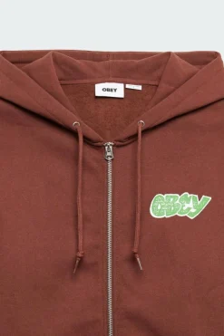 CITY WATCH DOG Z - Sweatshirt zippé | Marron