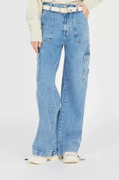 CLAIRE - Cargo | Bleu