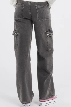 CLAIRE HR WD CARGO C - Jean | Bleu