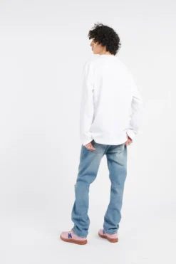 Classic Fit Jersey Long-Sleeve T-Shirt - T-shirt | Blanc