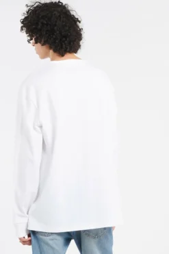 Classic Fit Jersey Long-Sleeve T-Shirt - T-shirt | Blanc