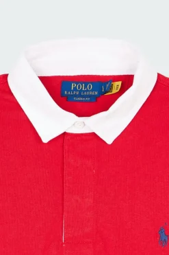 Classic Fit Polo Beach Rugby Shirt - Polo manches courtes | Rouge