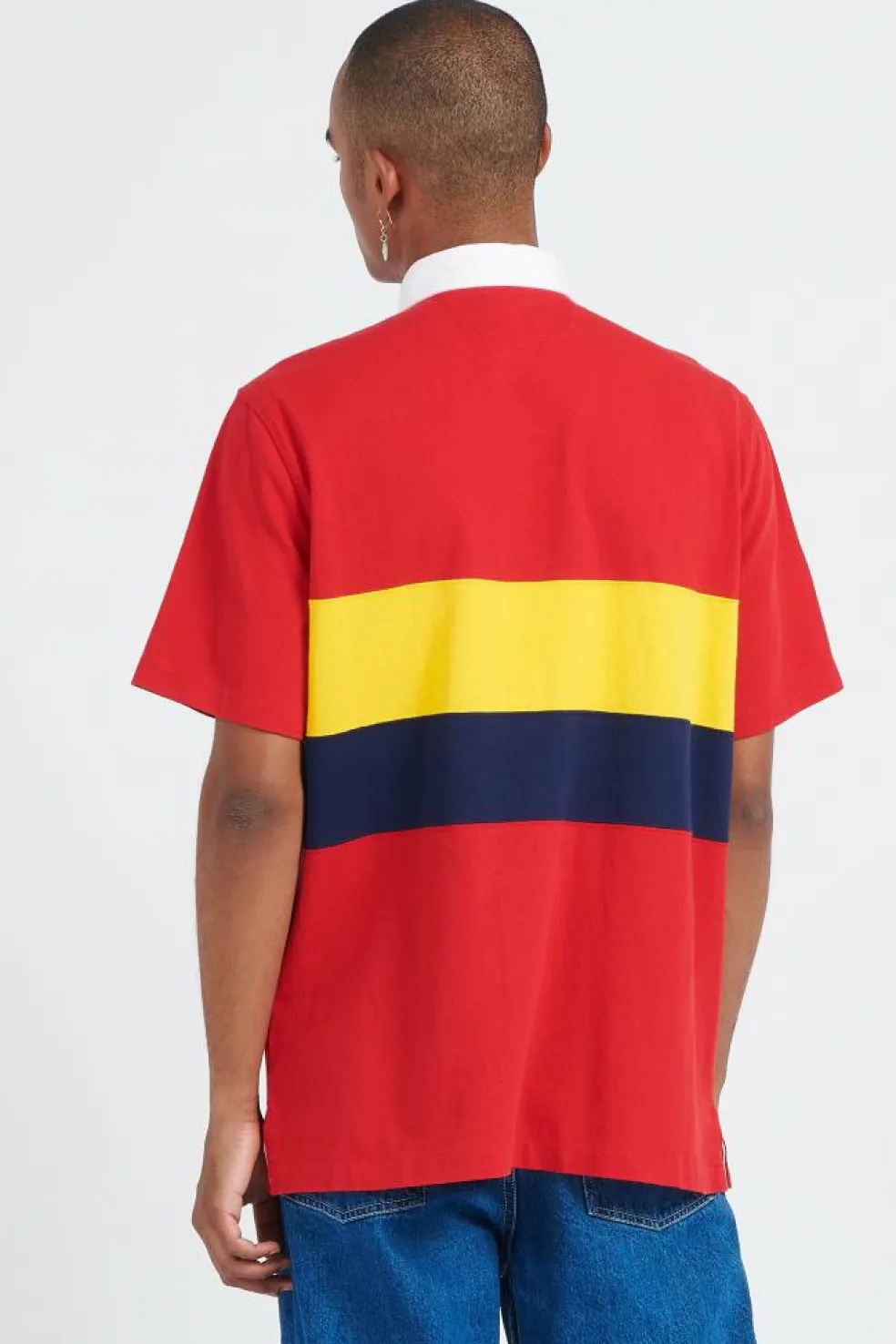 Classic Fit Polo Beach Rugby Shirt - Polo manches courtes | Rouge