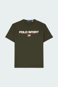Classic Fit Polo Sport Jersey T-Shirt - T-shirt | Kaki