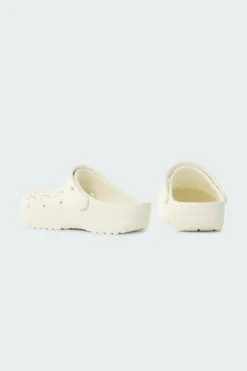 CLASSIC FLORAL CUT OUT CLOG - Sabots | Blanc