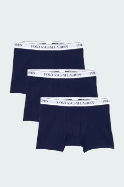 Classic Stretch-Cotton Trunk 3-Pack - Lot de 3 boxers | Bleu