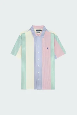 Classic Striped Seersucker Camp Shirt - Chemise | Multicolore