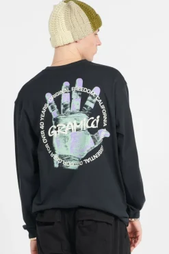 CLIMBERâ¿¿S HAND L/S TEE - T-shirt | Noir