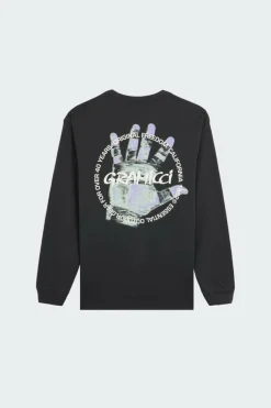 CLIMBERâ¿¿S HAND L/S TEE - T-shirt | Noir