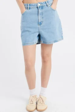 COCO DENIM SHORT - Short | Bleu