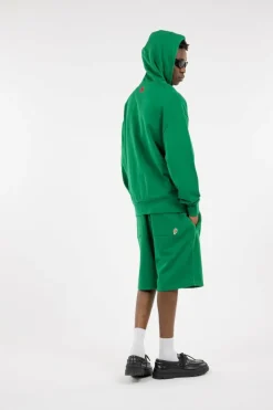 COLLEGIATE PUPPY POPOVER - Hoodie | Vert